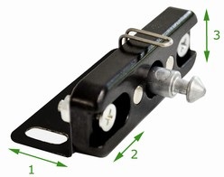Serrure ajustable pour porte de placard Serrure ajustable pour porte de placard